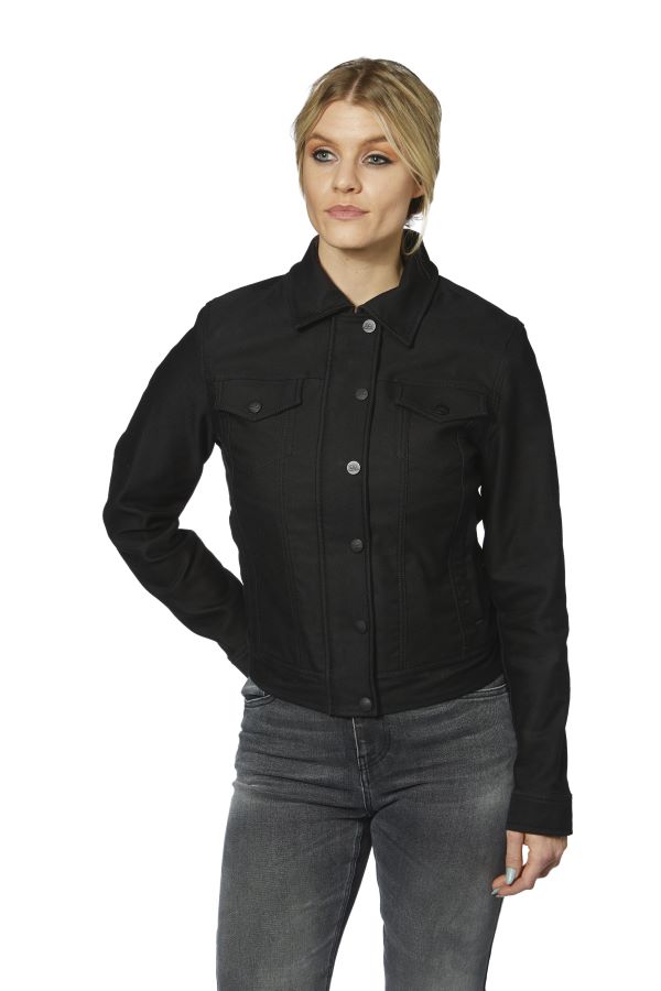 Black Jacket Lady Short